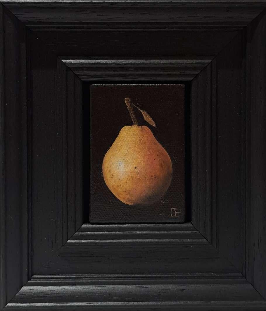 Dani Humberstone Still-Life Painting - Pear Blush Pocket Painting  7c