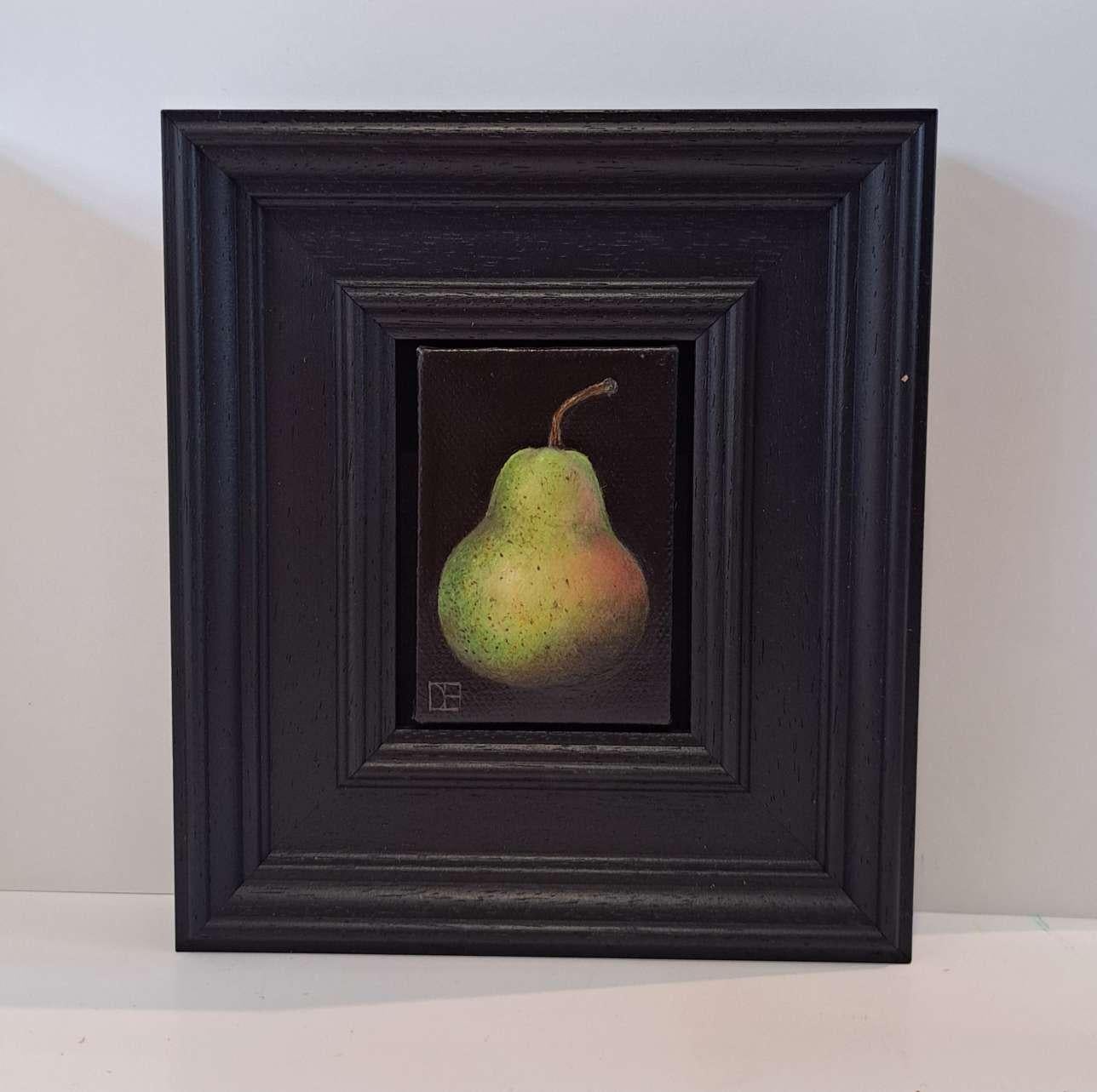 Pintura Bolsillo Moteado Verde Pera 2c, pintura original - Painting Contemporáneo de Dani Humberstone