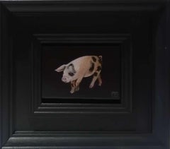 Pittura Pig Pocket, pittura originale, contemporanea