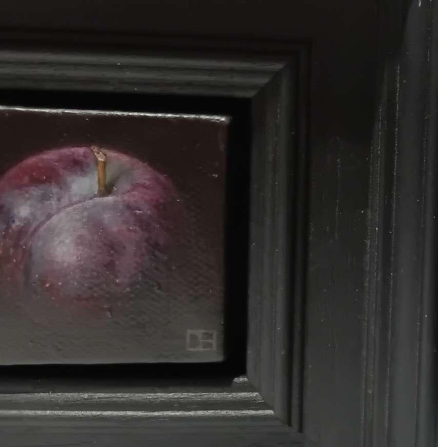 Plum Juicy Purple Pocket Painting , original painting, contemporary For Sale 5