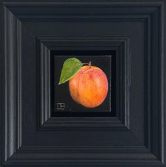 Abricot de poche - réalisme original nature morte aux fruits - art contemporain