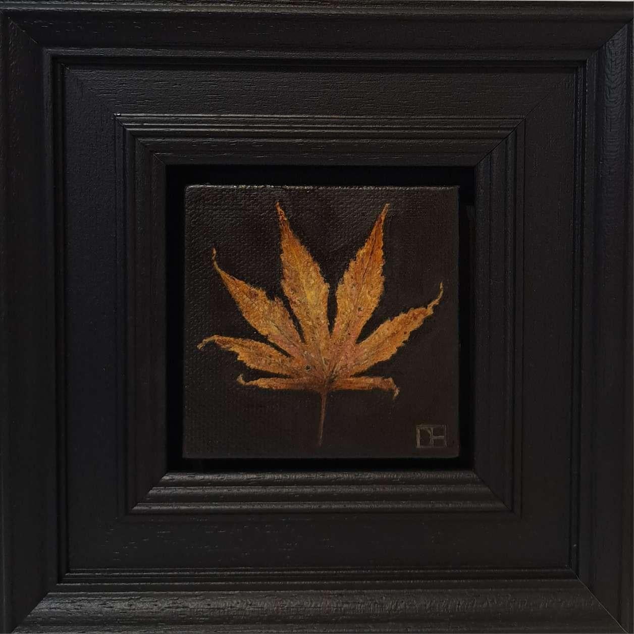 Pocket Autumn Collection Autumn leaf #3  [2024], Baroque Still Life, Small art For Sale 2