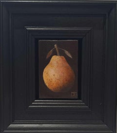 Pocket Barok Blush Pear, Original painting, Still life, Pear, Food art