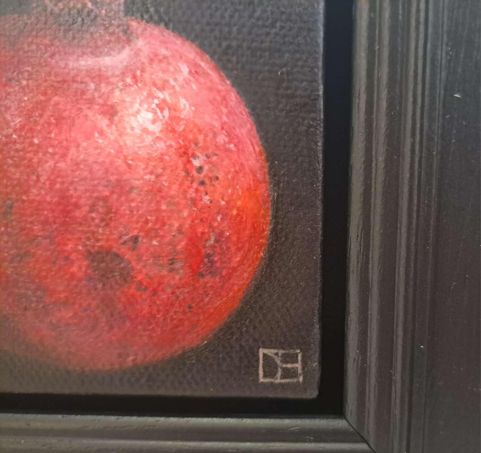 Pocket Barok Granada Roja, Pintura Original, Arte Frutal, Realista 3