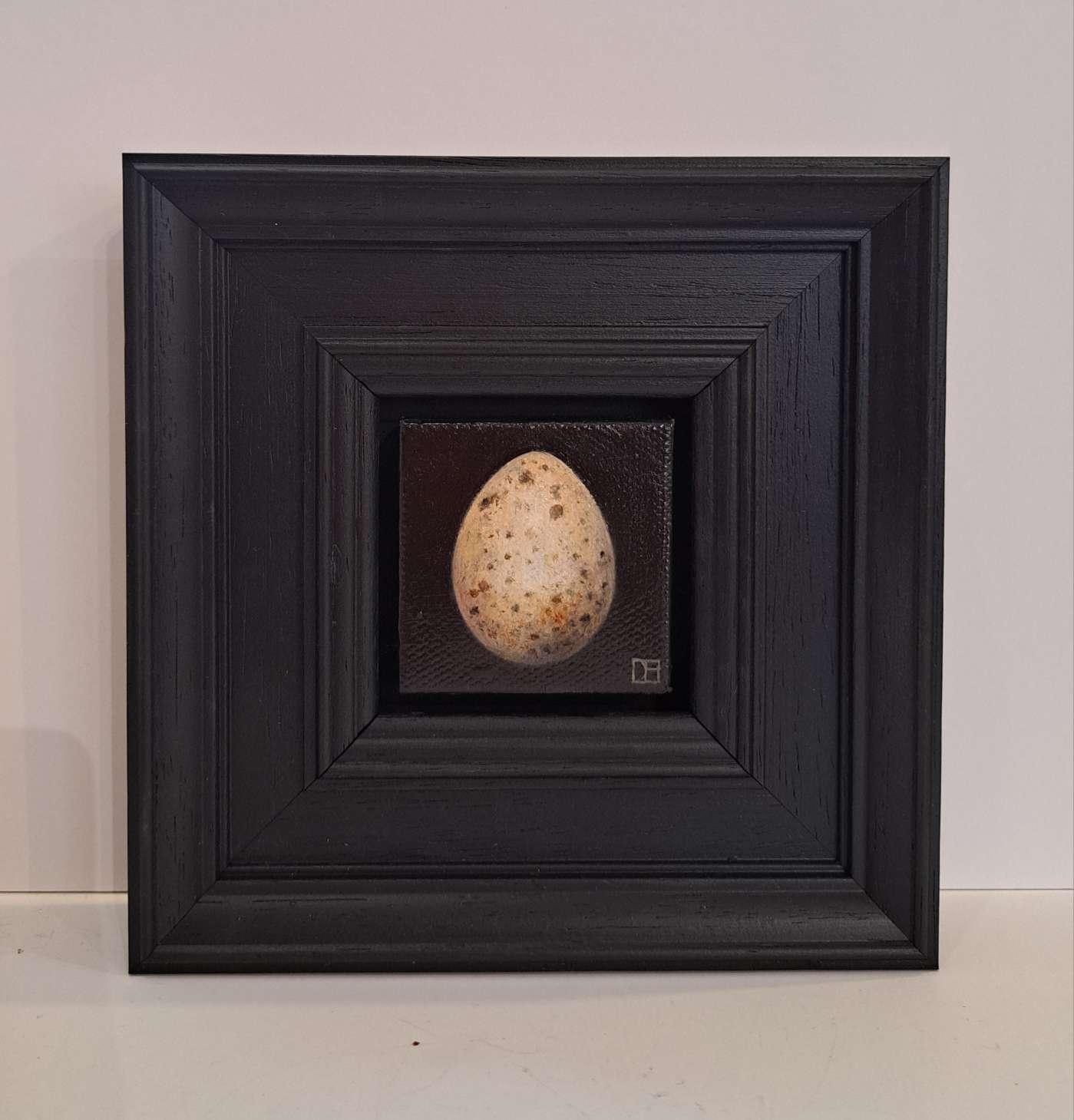 Pocket Blue Tit's Egg, Original Painting, Egg , Nature, Still life For Sale 1