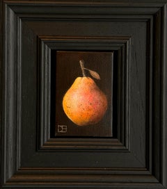 Pocket Blush Pear - Original Realismus Stillleben Obst - zeitgenössische Kunst