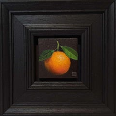 Pocket Bright Clementine, orignal still-life painting, food art
