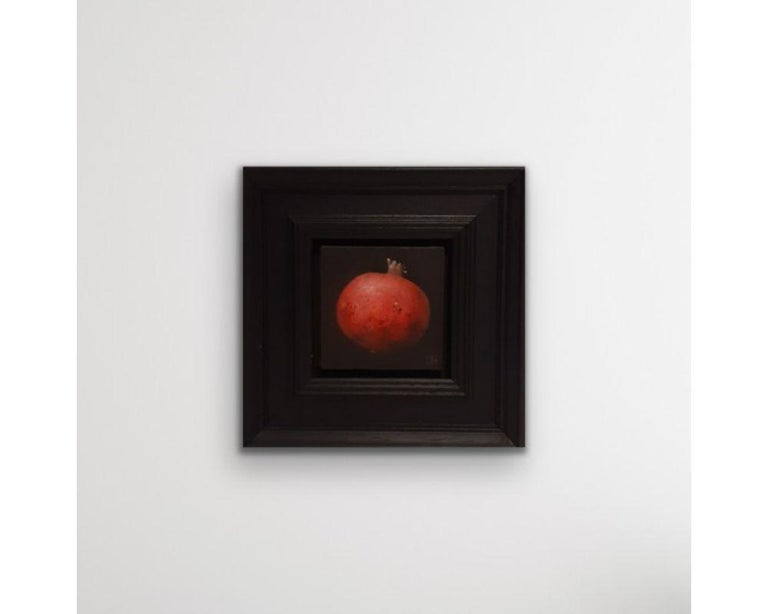 Pocket Bright Red Pomegranate Oil on Canvas Painting by Dani Humberstone, 2022 2