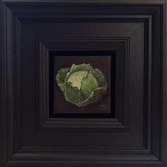 Pocket Cabbage, Original Painting, Veggies Art, Realist