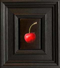 Pocket Cherry - Original Realismus Stillleben Obst - zeitgenössische Kunst