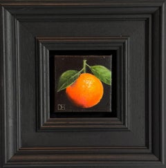 Pocket Clementine - Original Realismus Stillleben Obst - zeitgenössische Kunst
