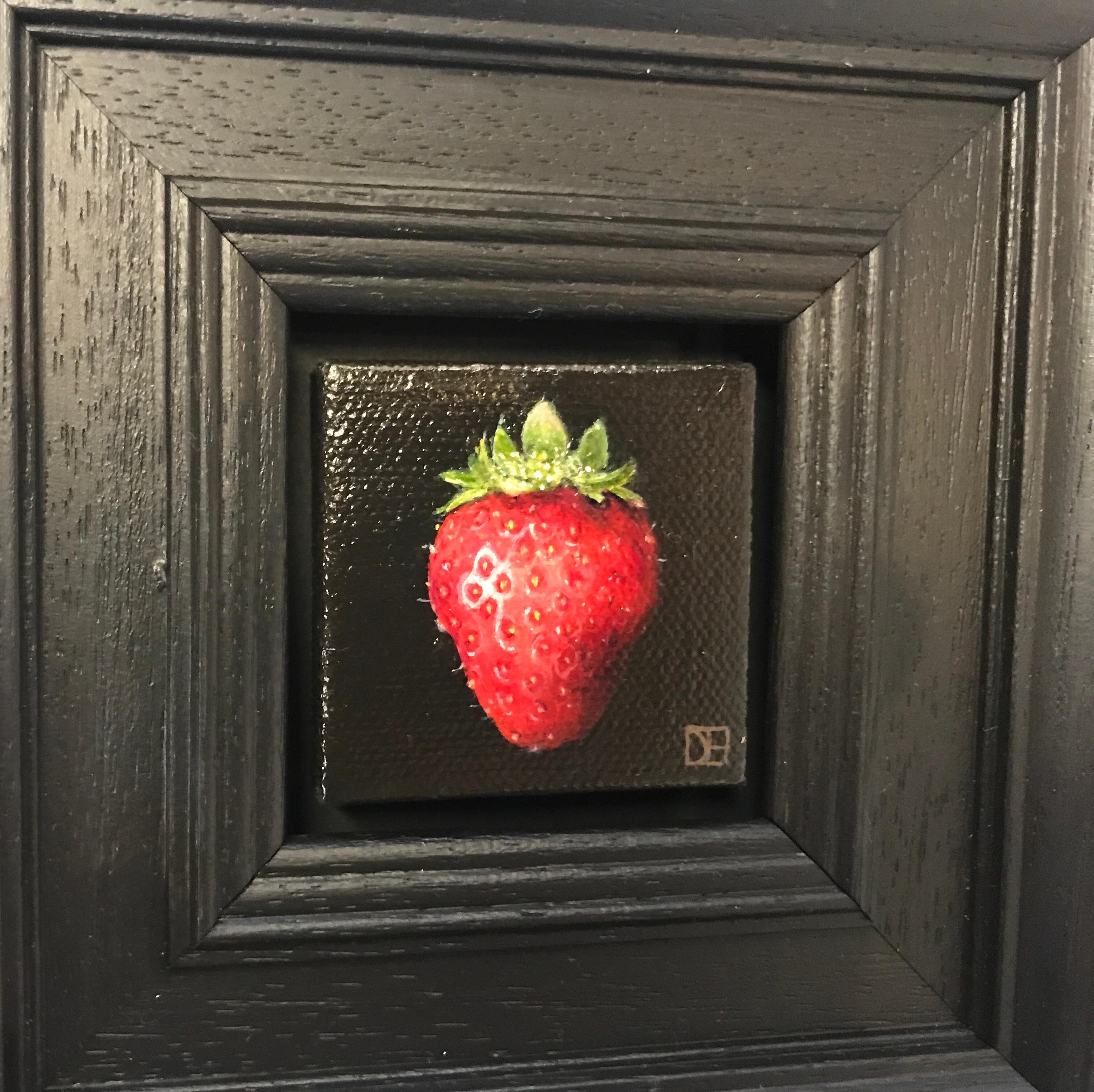 Fresa carmesí de bolsillo (c) 2024, Pintura original - Painting de Dani Humberstone