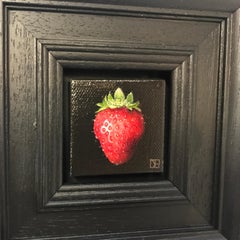 Pocket Crimson Strawberry (c) 2024, Original painting