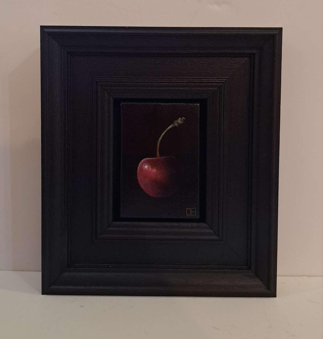 Ciliegia rossa tascabile 2 c, Pittura originale, Arte della frutta 4