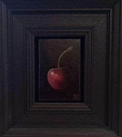 Ciliegia rossa tascabile 2 c, Pittura originale, Arte della frutta