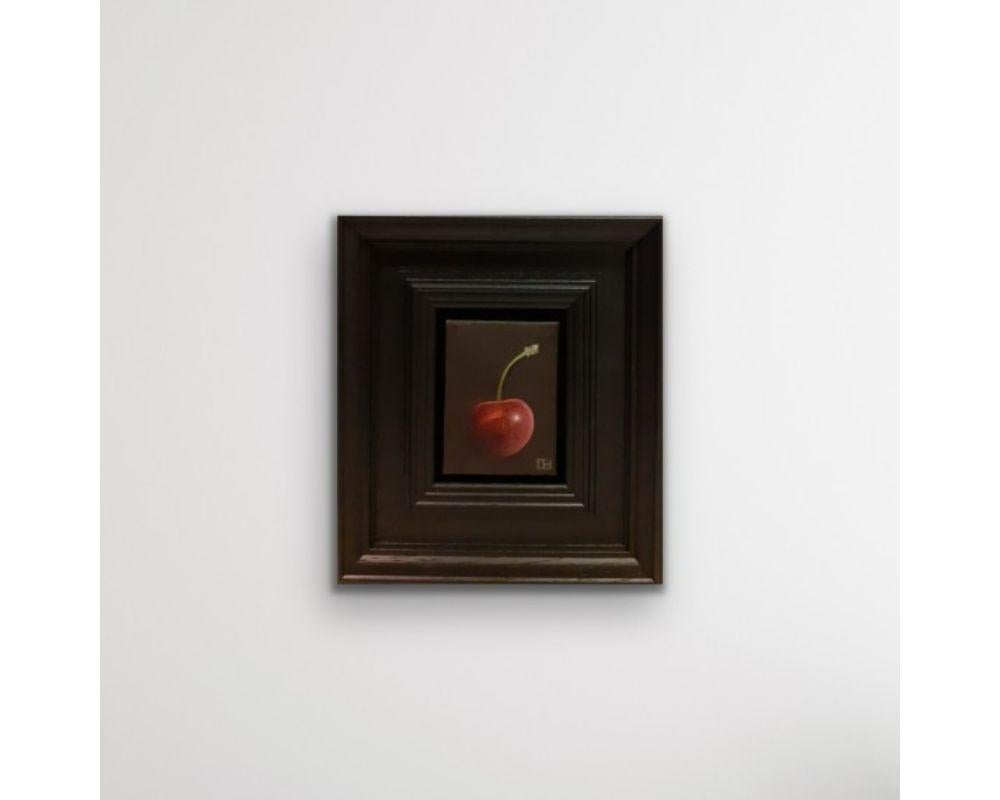 Pocket Dark Red Cherry, Dani Humberstone, Oil Painting, Renaissance Style Art 2