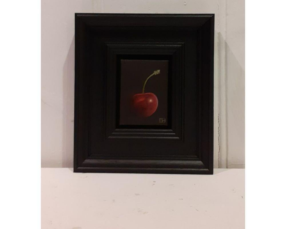 Pocket Dark Red Cherry, Dani Humberstone, Oil Painting, Renaissance Style Art 4