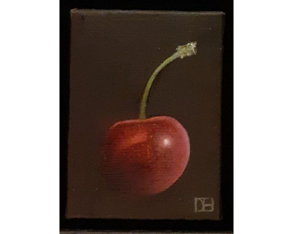 Pocket Dark Red Cherry, Dani Humberstone, Oil Painting, Renaissance Style Art 5
