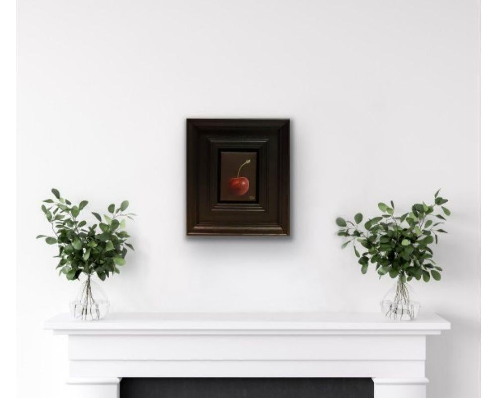 Pocket Dark Red Cherry, Dani Humberstone, Oil Painting, Renaissance Style Art 7