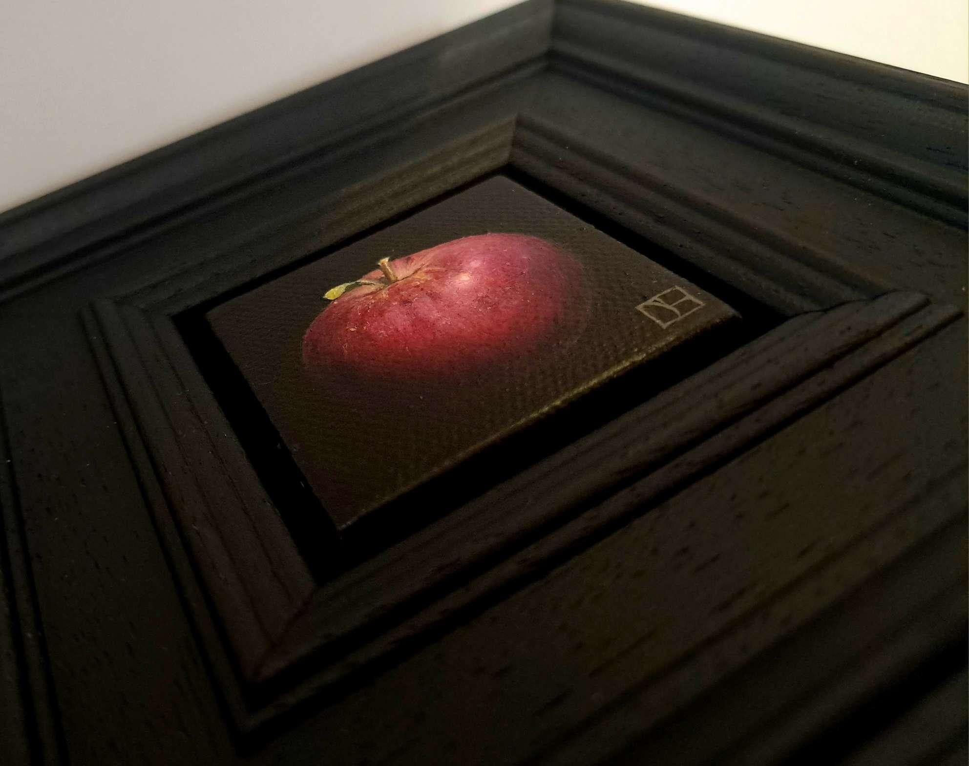 Pocket Deep Red Apple c, Pintura original, Realista, Arte otoñal 2