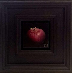 Pocket Deep Red Apple c, Pintura original, Realista, Arte otoñal