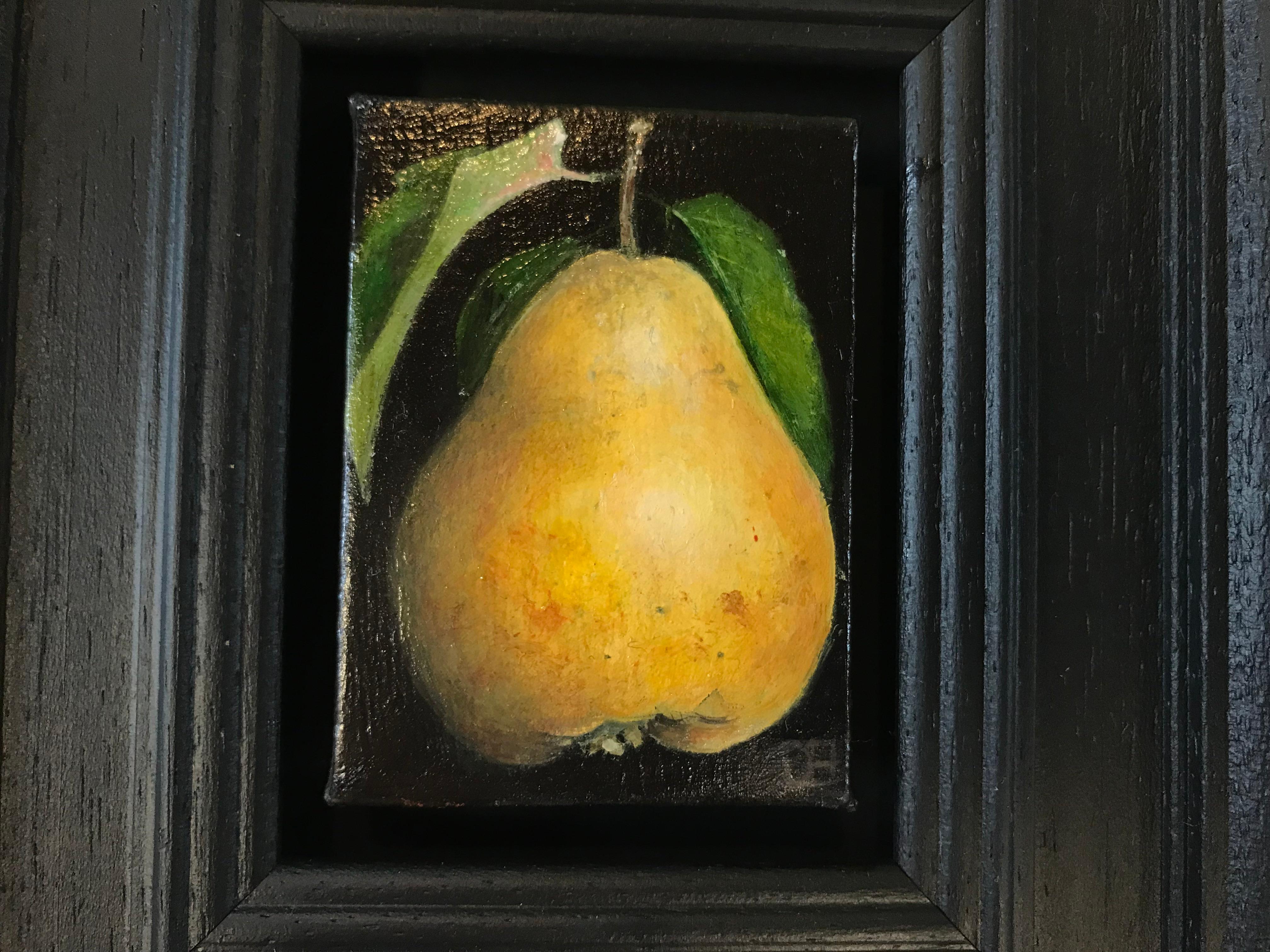 Pocket Deep Yellow Quince [2023], Nature morte baroque, peinture originale 7