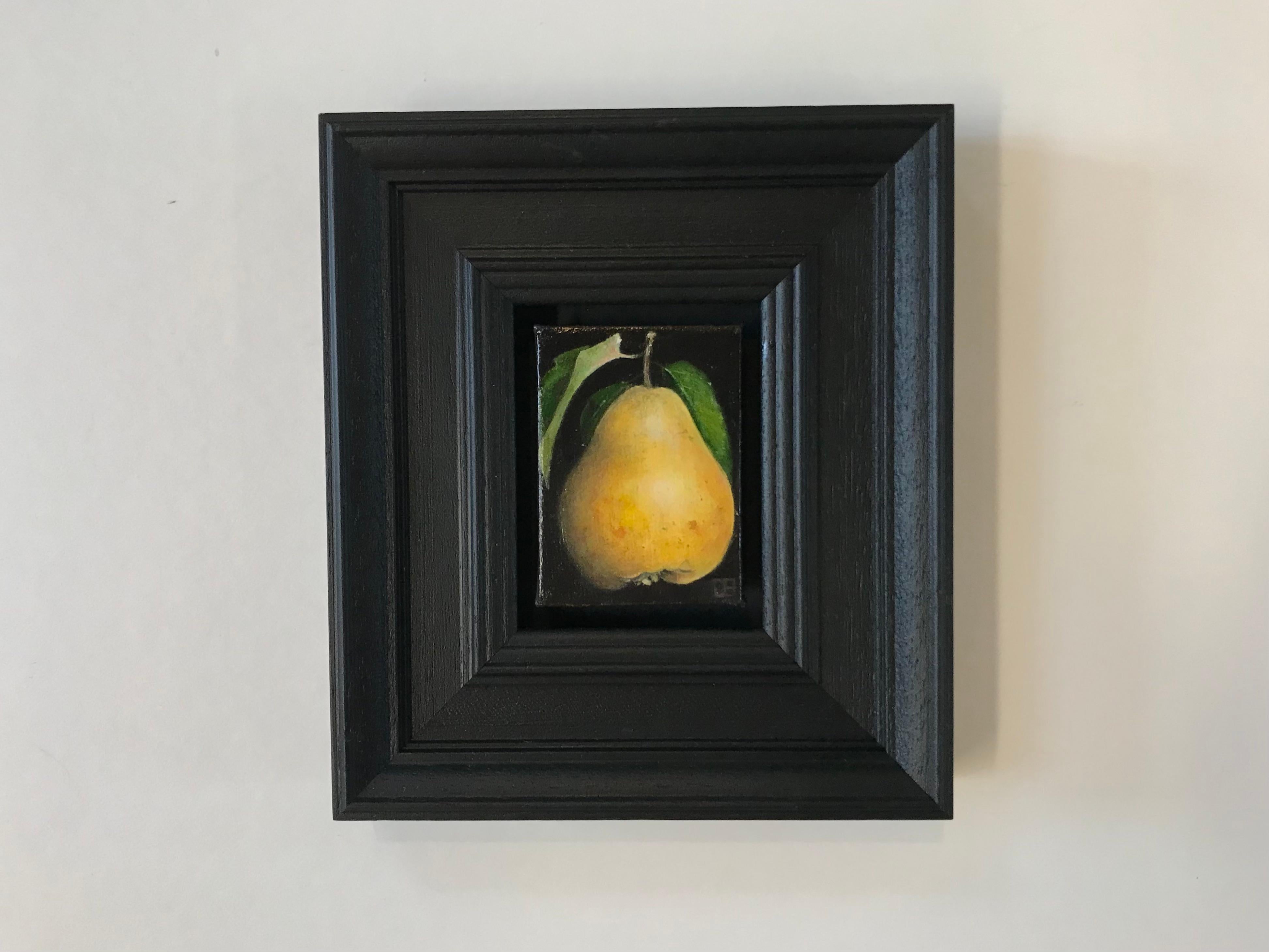 Pocket Deep Yellow Quince [2023], Nature morte baroque, peinture originale 3