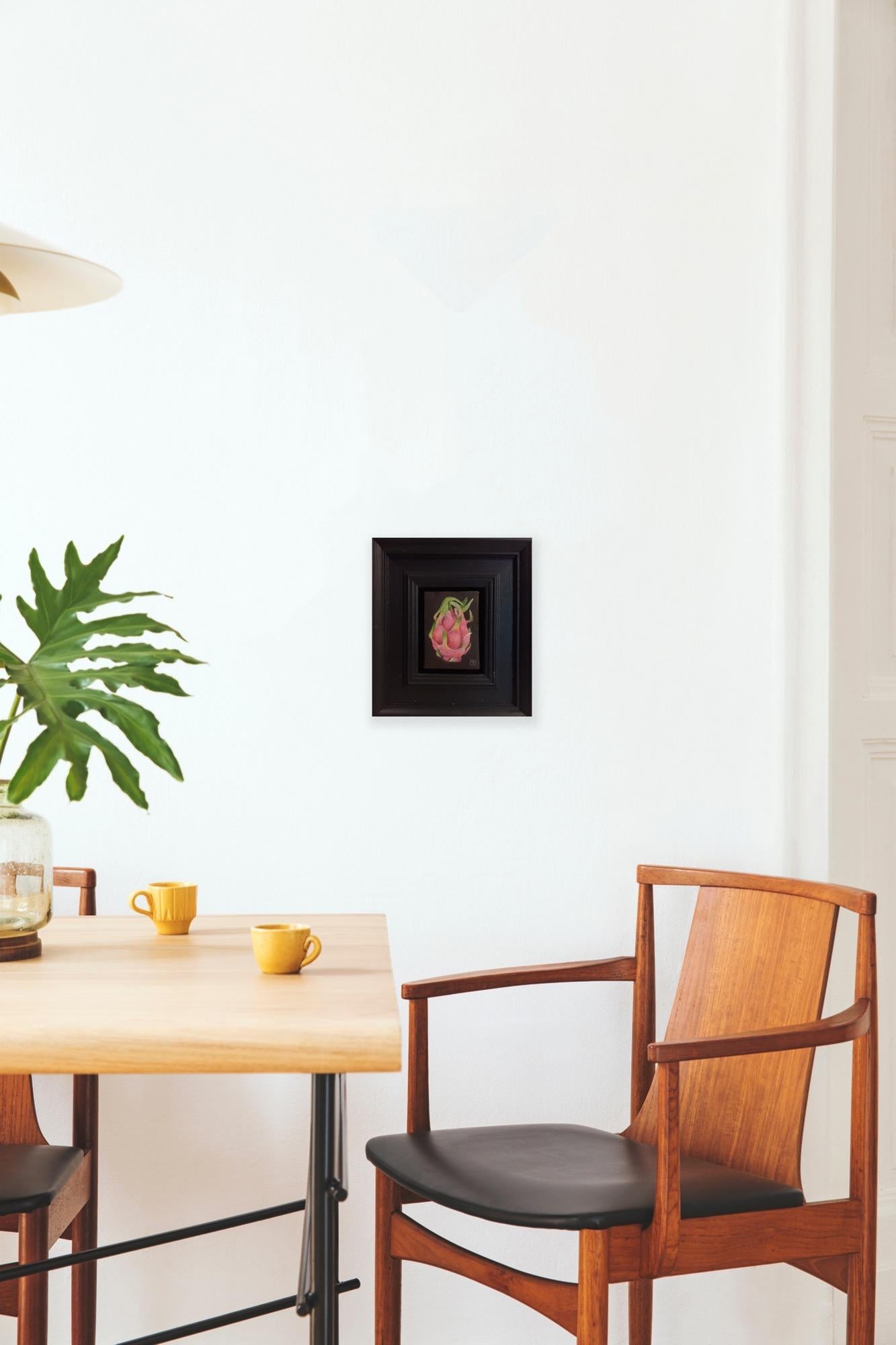 Fruit du dragon de poche, peinture originale, nature morte, art fruitier en vente 1