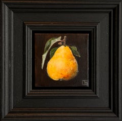 Pocket Fluffy Quince - Original Realismus Stillleben Obst - zeitgenössische Kunst