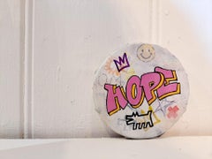 Graffiti de poche : HOPE, Peinture de poche encadrée, Art contemporain