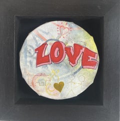 Pocket Graffiti Wall: Love with Spray Paint, Painting by Dani Humberstone