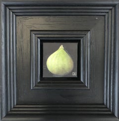 Pocket Green Fig, Dani Humberstone, Original painting, Still Life painting, 2022