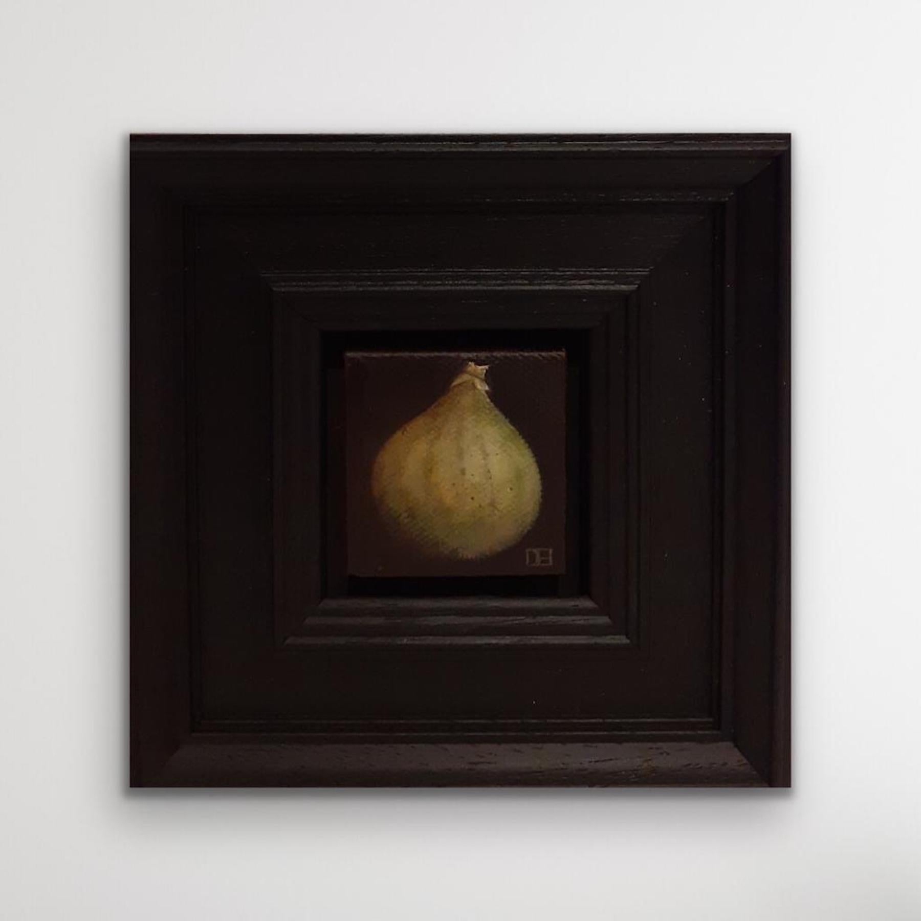 Pocket Green Fig, Fruit Art, Food Art, Still Life Painting, Classical Style Art 1