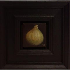 Pocket Green Fig, Fruit Art, Food Art, Still Life Painting, Classical Style Art