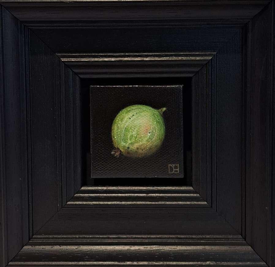 Dani Humberstone Still-Life Painting - Pocket Green Gooseberry 2 c
