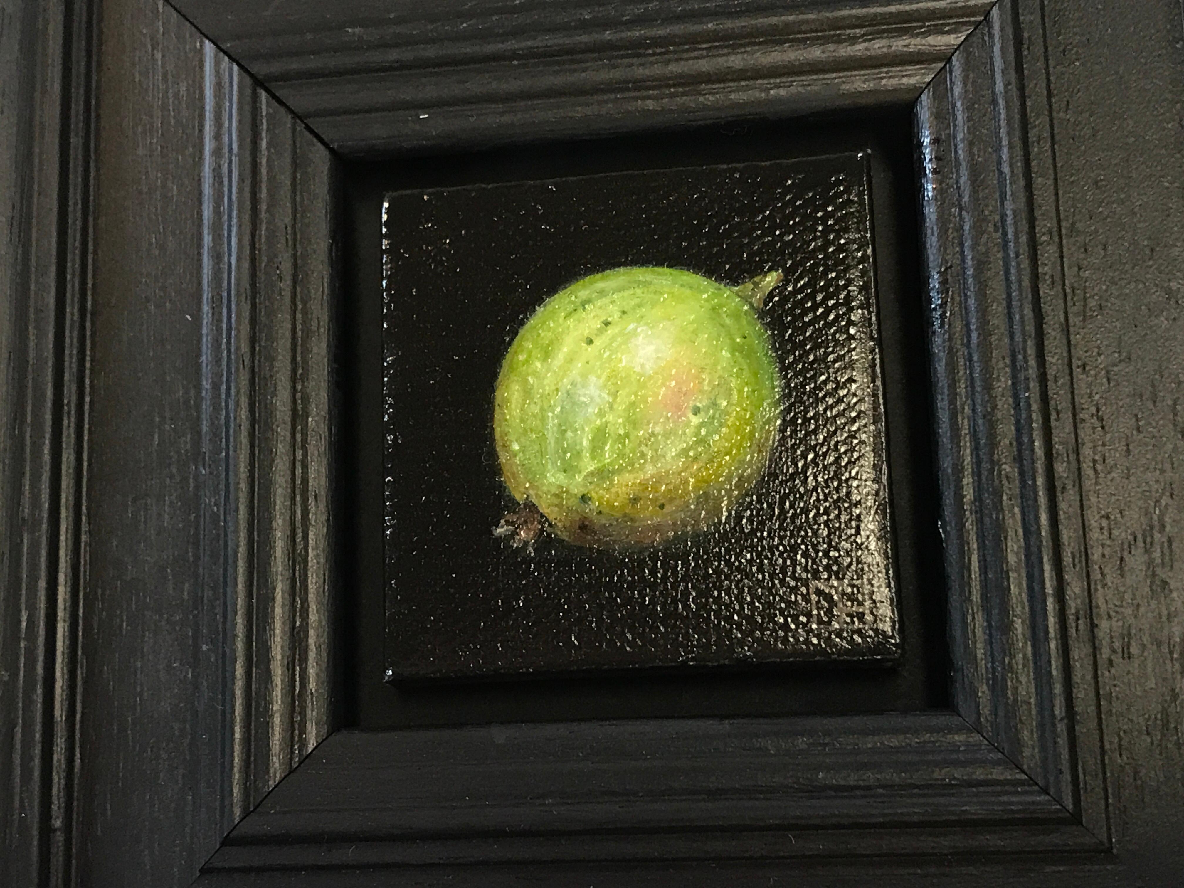 Pocket Green Gooseberry (c) 2024, Original painting - Painting by Dani Humberstone