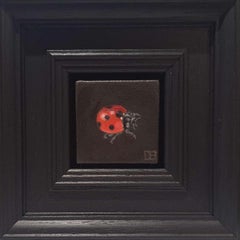 Mariquita de bolsillo 2,  Pintura original, Naturaleza muerta, Insecto