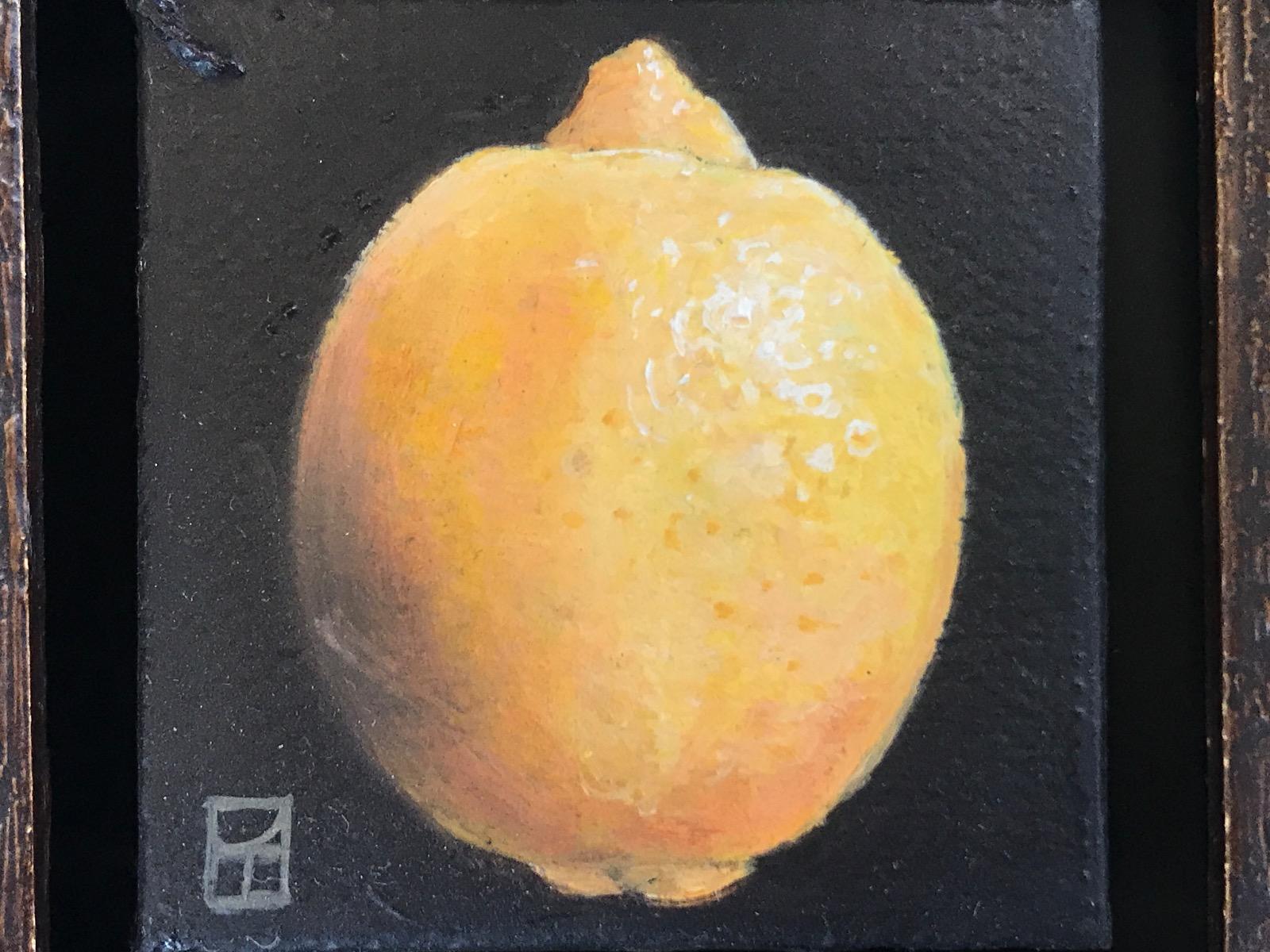 Limone tascabile 2022, Pittura originale, Natura morta, Arte della frutta 3
