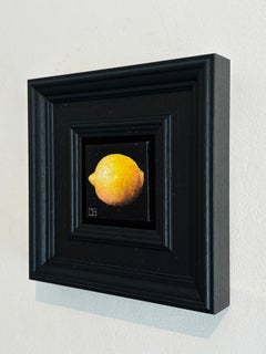 Pocket Lemon - original realism still life fruit - contemporary art
