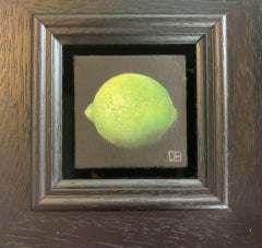 Pocket Lime, Dani Humberstone, Original Painting, Still Life Fruit Artwork