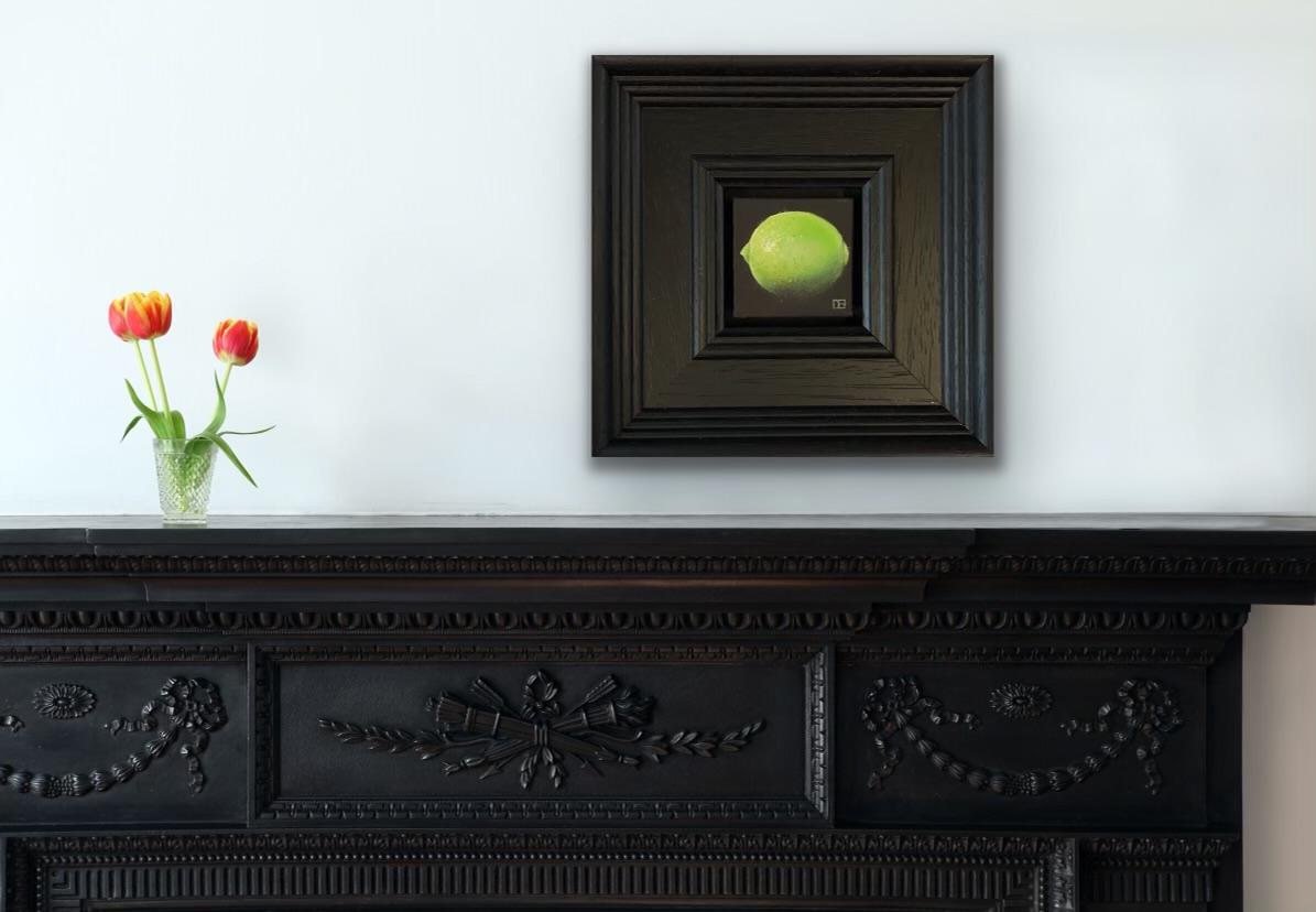 Lima de bolsillo, Pintura original, Naturaleza muerta, Arte frutal, Lima 1