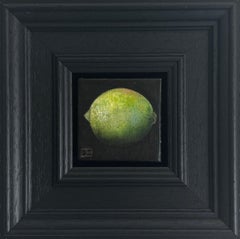 Citron vert de poche - Nature morte réaliste originale - art contemporain