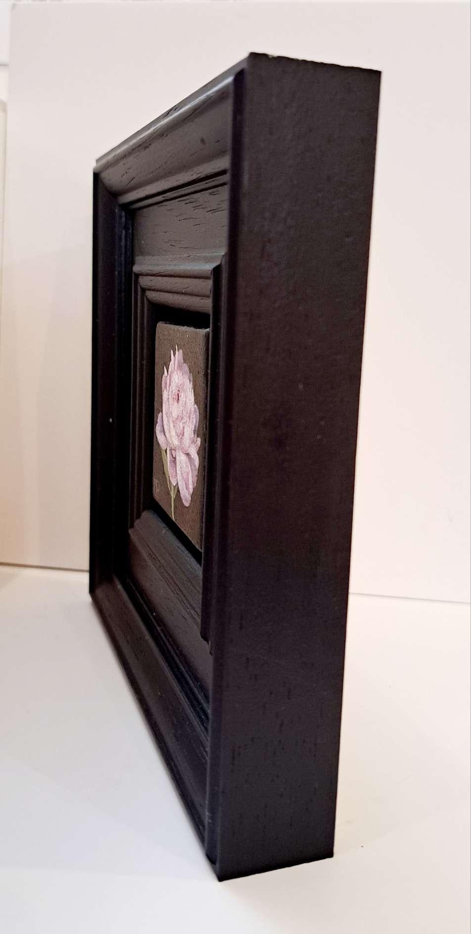 Peonía rosa de bolsillo(c), Pintura original, Flor, Naturaleza, Primavera - Painting Realista de Dani Humberstone