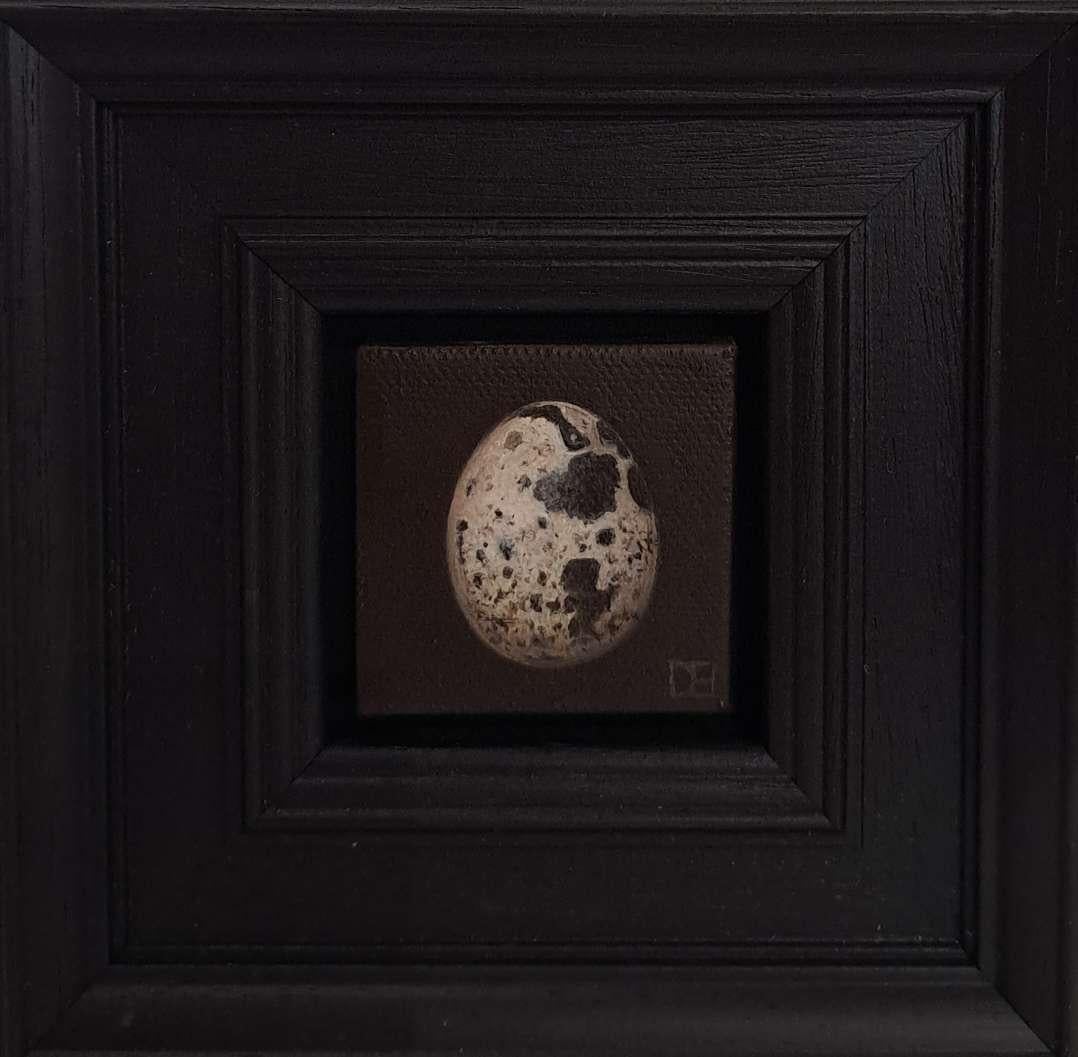 Dittico Pocket Quail's Egg No. 3 e Pocket Juicy Red Strawberry, Arte originale - Painting di Dani Humberstone