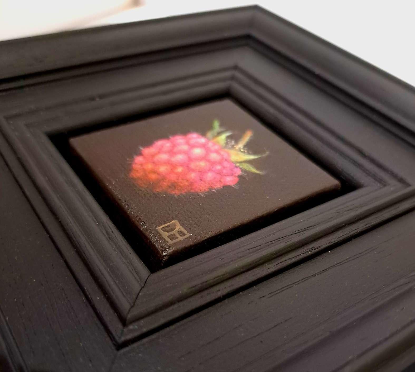 Pocket Raspberry  Original Painting, Baroque style, Realism, food For Sale 6