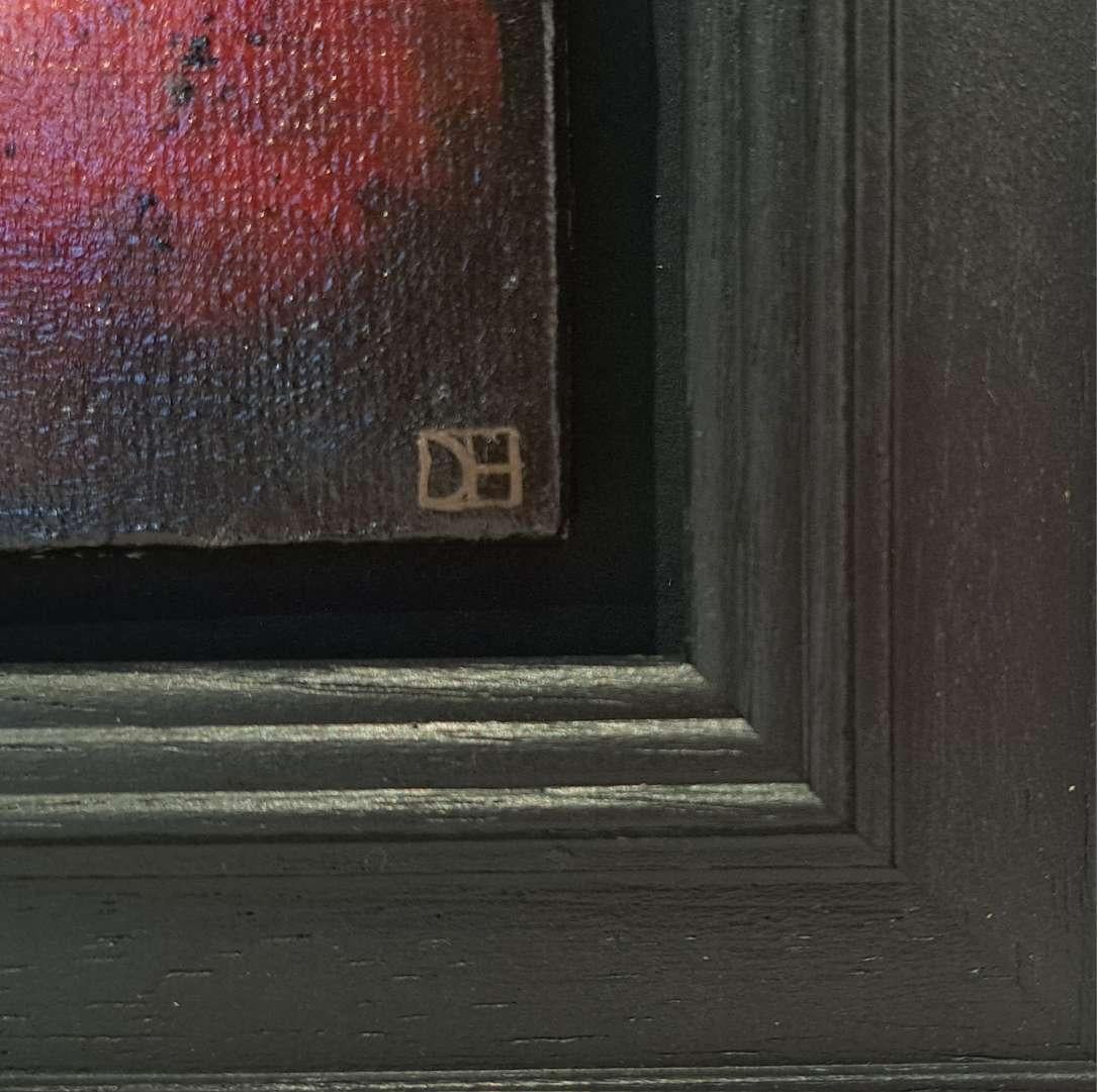 Granada roja de bolsillo [2023], Pintura barroca de bodegón, Arte pequeño, Arte frutal 1