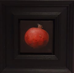 Pocket Red Pomegranate, Dani Humberstone, Oil Painting on Canvas, 2022