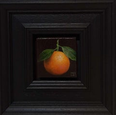 Pocket Small Clementine [2023], Baroque Still Life Painting, Food, Festive Fruit