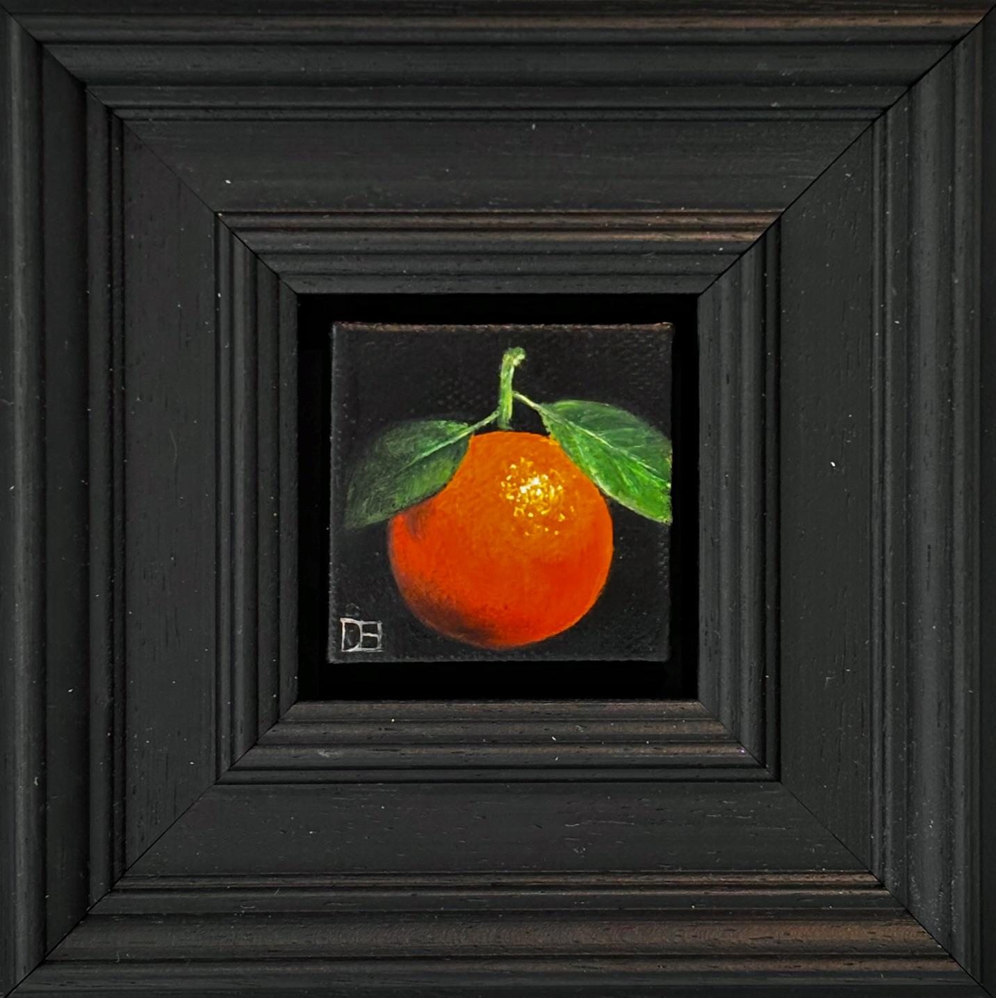 Pocket Small Clementine - Original Realismus Stillleben Obst - zeitgenössische Kunst