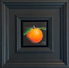 Pocket Tangerine II - original realism still life fruit - contemporary art